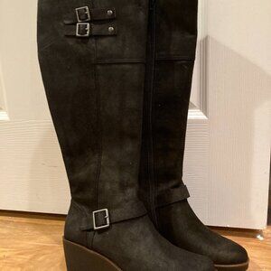 BRAND NEW Aerosoles A2 Robbins Egg Black boots size 6M